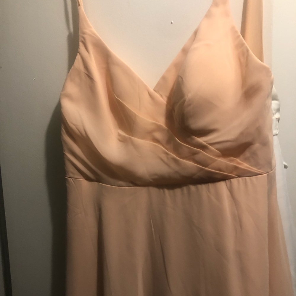 Azazie Peach Bridesmaid Dress